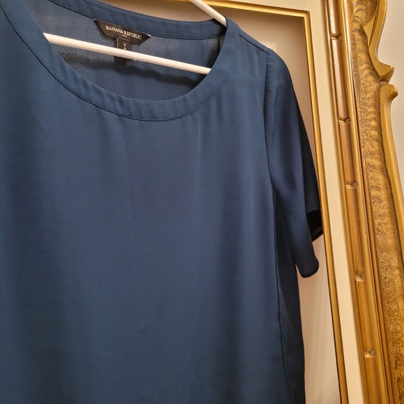 RW&Co blue blouse - Picture 7 of 8